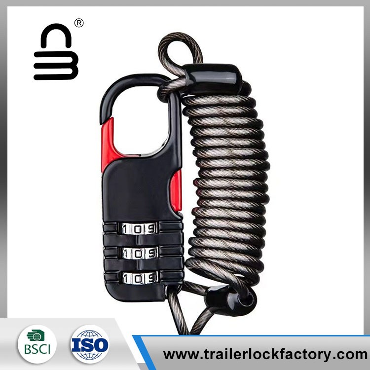 వైర్ రోప్ హెల్మెట్ లాక్